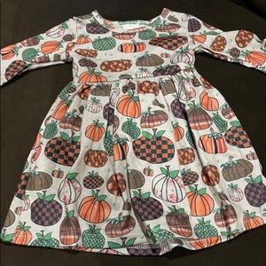 6-12 pumpkin dress, never worn